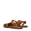 Church's Brown Leather Flat Sandals Church's