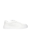 Dolce & Gabbana White Leather Low Tops Dolce & Gabbana