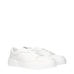 Dolce & Gabbana White Leather Low Tops Dolce & Gabbana