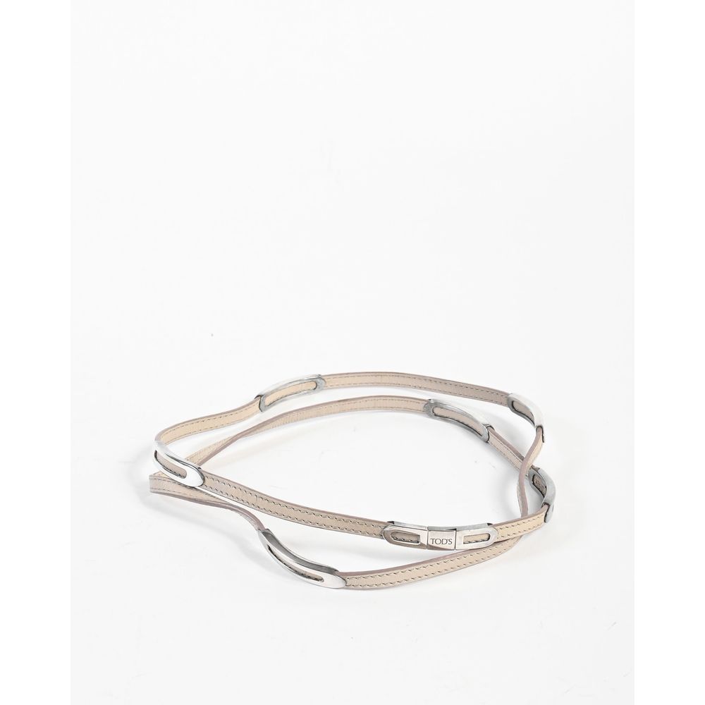 Tod's Beige Leather Jewellery Tod's
