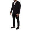 Dolce & Gabbana Black Wool Suits & Blazer Dolce & Gabbana