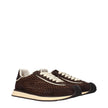 Dolce & Gabbana Brown Fabric Low Tops Dolce & Gabbana