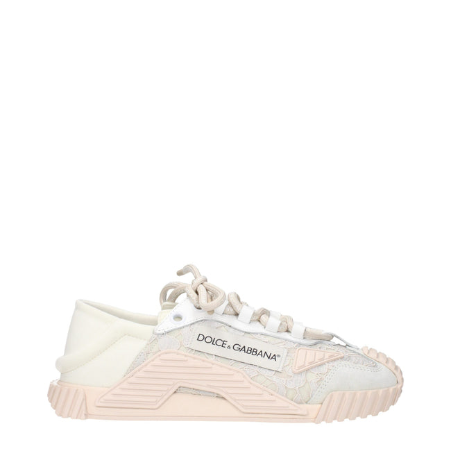 Dolce & Gabbana Gray Fabric Sneakers Dolce & Gabbana