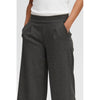 ICHI Gray Recycled Polyester Pant ICHI