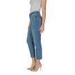 ICHI Light Blue Cotton Mom Jean ICHI