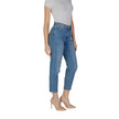 ICHI Light Blue Cotton Mom Jean ICHI