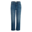 ICHI Blue Cotton Mom Jean ICHI