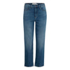 ICHI Blue Cotton Mom Jean ICHI