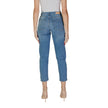 ICHI Light Blue Cotton Mom Jean ICHI