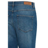 ICHI Blue Cotton Mom Jean ICHI