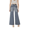 ICHI Gray Cotton Bootcut Jean ICHI
