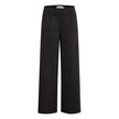 ICHI Black Recycled Polyurethane Pant ICHI