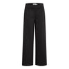 ICHI Black Recycled Polyurethane Pant ICHI