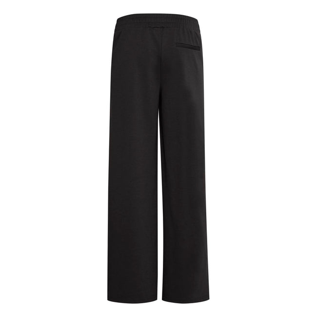 ICHI Black Recycled Polyurethane Pant ICHI