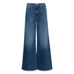 ICHI Blue Cotton Bootcut Jean ICHI