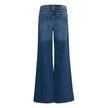 ICHI Blue Cotton Bootcut Jean ICHI