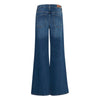 ICHI Blue Cotton Bootcut Jean ICHI