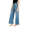 ICHI Light Blue Cotton Bootcut Jean ICHI