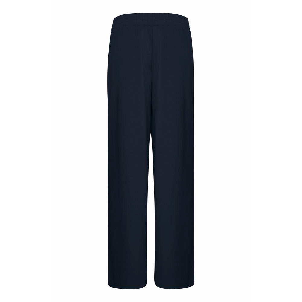 ICHI Blue Recycled Polyurethane Pant ICHI