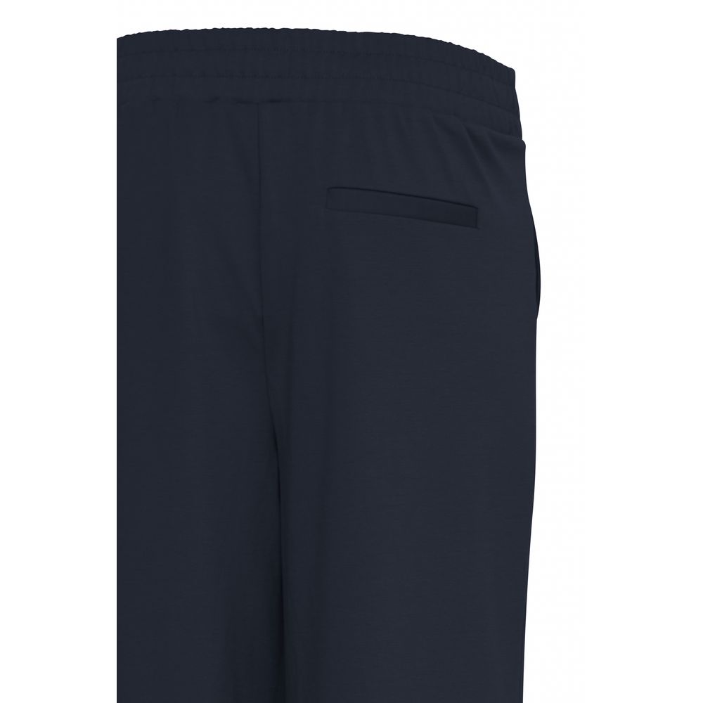 ICHI Blue Recycled Polyurethane Pant ICHI