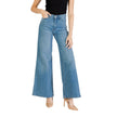 ICHI Light Blue Cotton Bootcut Jean ICHI