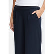 ICHI Blue Recycled Polyurethane Pant ICHI