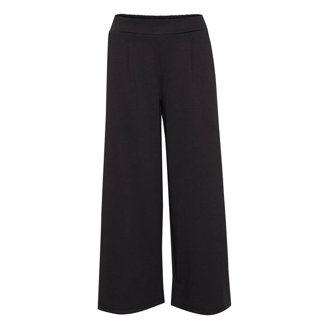 ICHI Black Recycled Polyester Pant ICHI