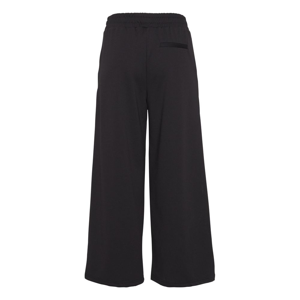 ICHI Black Recycled Polyester Pant ICHI