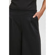 ICHI Black Recycled Polyester Pant ICHI