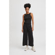 ICHI Black Recycled Polyester Pant ICHI