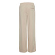 ICHI Beige Recycled Polyurethane Pant ICHI