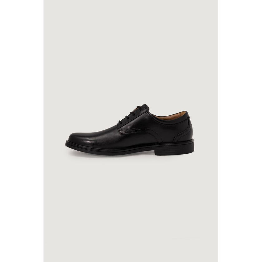Clarks Black Leather Oxfords And Derby Clarks