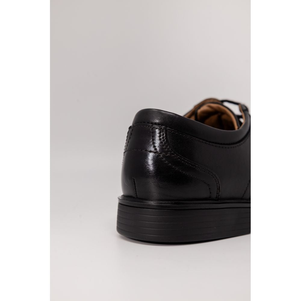 Clarks Black Leather Oxfords And Derby Clarks