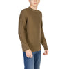 Hugo Boss Green Cotton Sweater Hugo Boss