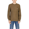 Hugo Boss Green Cotton Sweater Hugo Boss