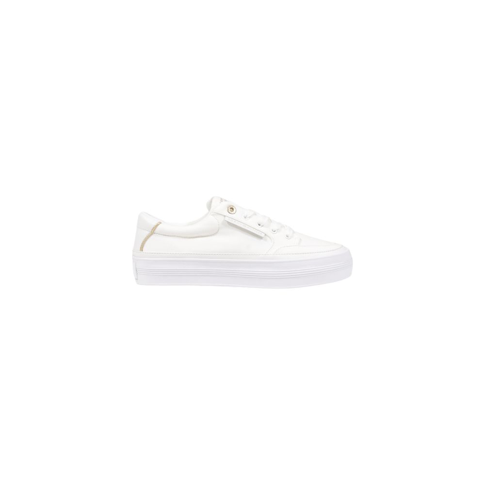 Tommy Hilfiger Cream Recycled Cotton Sneaker Tommy Hilfiger
