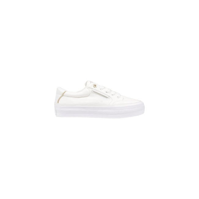Tommy Hilfiger Cream Recycled Cotton Sneaker Tommy Hilfiger