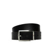 Tommy Hilfiger Black Leather Belt Tommy Hilfiger