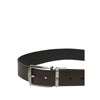 Tommy Hilfiger Black Leather Belt Tommy Hilfiger