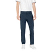 Hugo Boss Blue Polyester Skinny Pant Hugo Boss