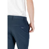 Hugo Boss Blue Polyester Skinny Pant Hugo Boss