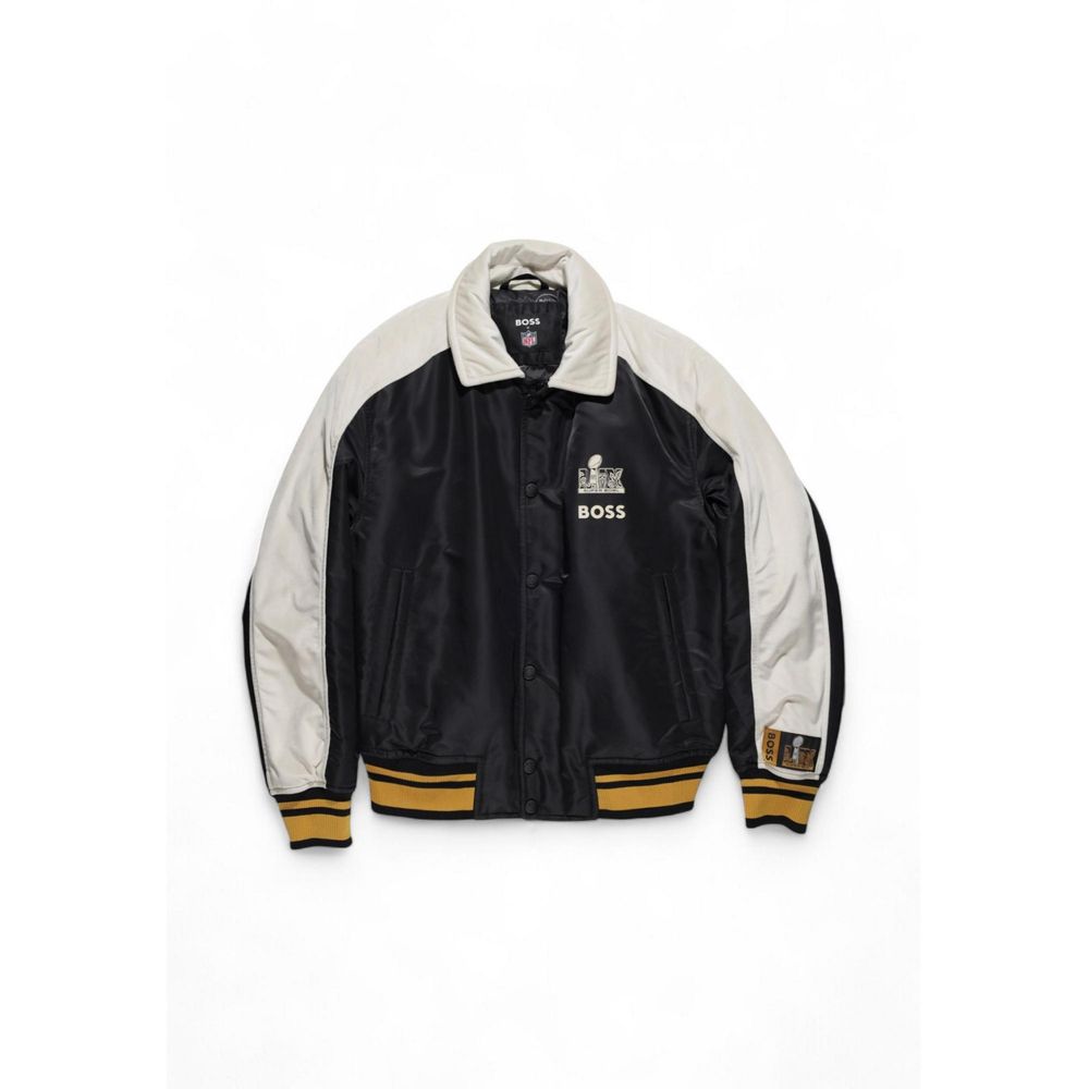 Hugo Boss Black Polyamide Jackets & Coat Hugo Boss