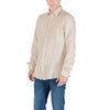 Hugo Boss Beige Linen Shirt Hugo Boss