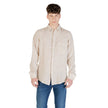 Hugo Boss Beige Linen Shirt Hugo Boss