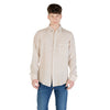 Hugo Boss Beige Linen Shirt Hugo Boss