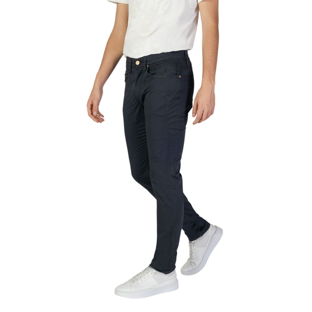 Jeckerson Blue Cotton Skinny Pant Jeckerson