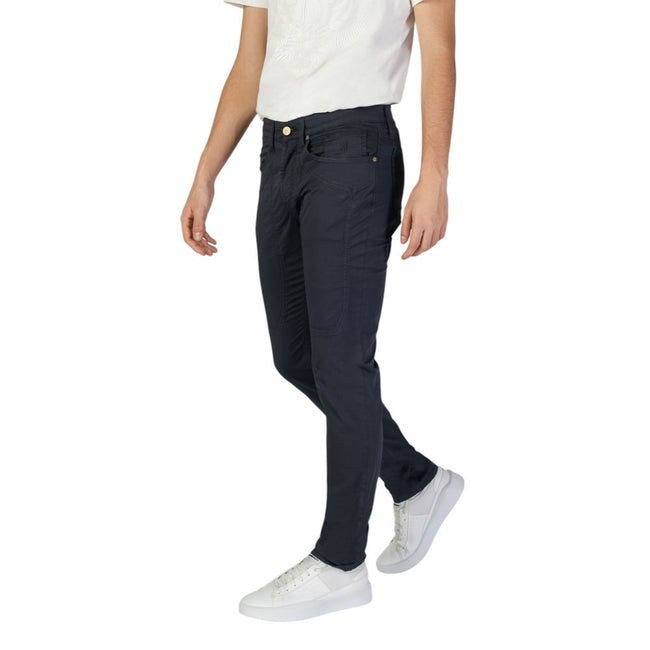 Jeckerson Blue Cotton Skinny Pant Jeckerson