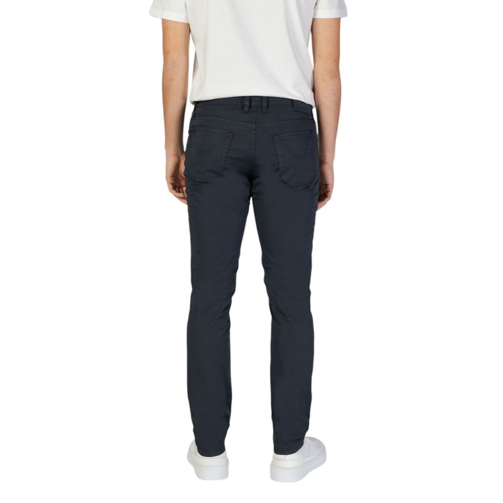 Jeckerson Blue Cotton Skinny Pant Jeckerson