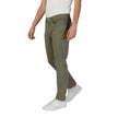 Jeckerson Green Cotton Skinny Pant Jeckerson