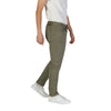 Jeckerson Green Cotton Skinny Pant Jeckerson